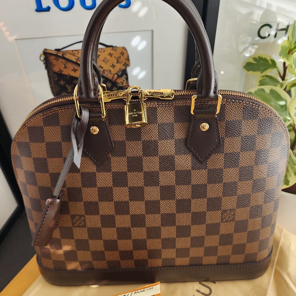 Alma pm damier ebene